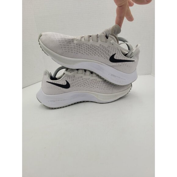 Nike Women's Air Zoom Pegasus 37 CJ0506 100 - White / Black Women's Size 7.5 - Picture 8 of 11
